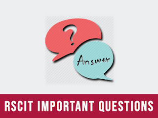 RSCIT Computer Important Questions in Hindi