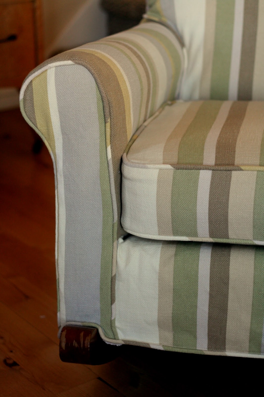 Custom Slipcovers by Shelley Upholstered Rocking chair