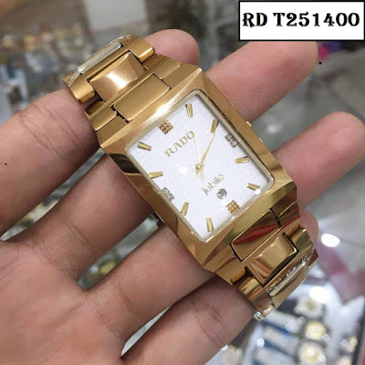 Đồng hồ Rado dây đá ceramic vàng RD T251400