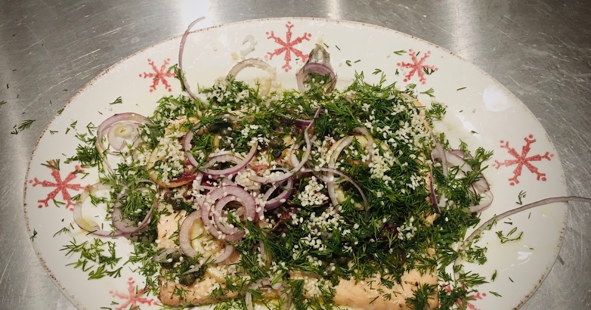 Cooking the Xmas books 2019/2020. Alison Roman’s buttered salmon with