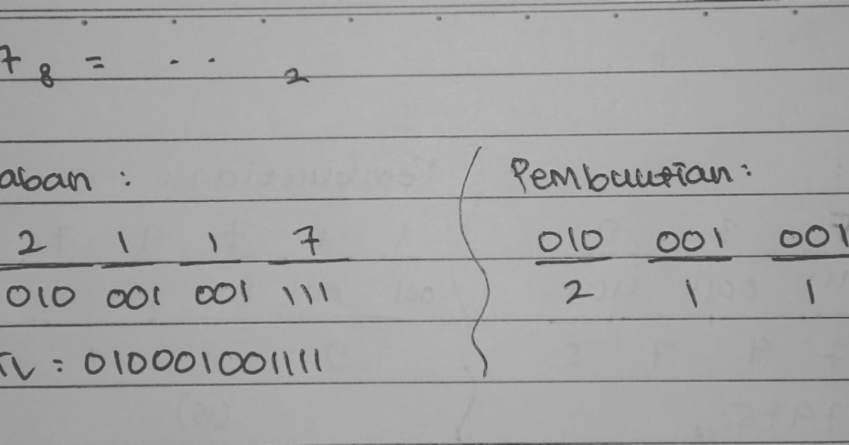 Contoh soal pengonversian bilangan OKTAL & HEXADECIMAL Contoh soal pengonversian bilangan OKTAL & HEXADECIMAL