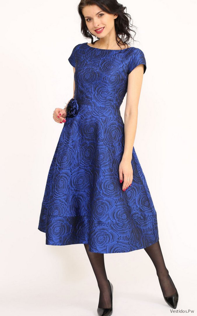 Chaqueta Para Vestido Azul Electrico - Combinación con vestido azul