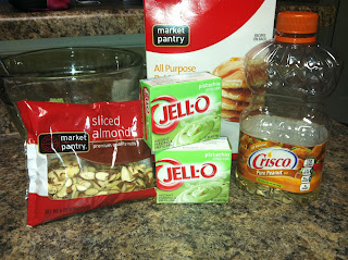pistachio jello mix boxes bisquick guerras sliced almonds oz half two