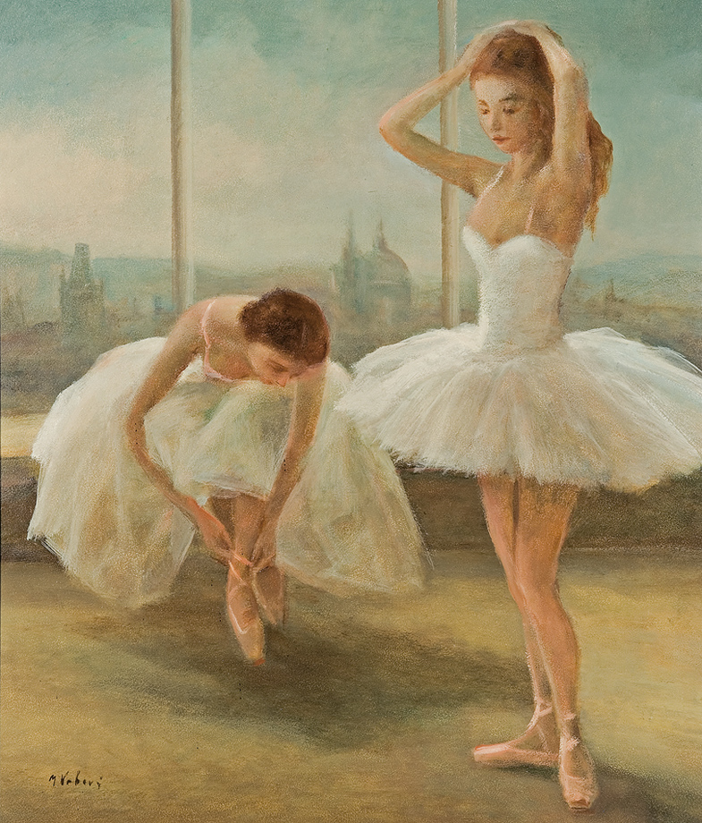 "Ballet Dancers" by Miloslava Vrbova-Stefkova "Ballet Dancers" by Miloslava Vrbova-Stefkova