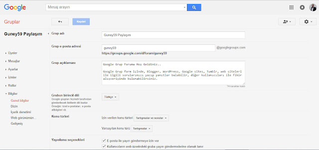 Mayıs 2019’da, Google Grupları’ndaki ayarlarda bazı değişiklikler yapılacak.