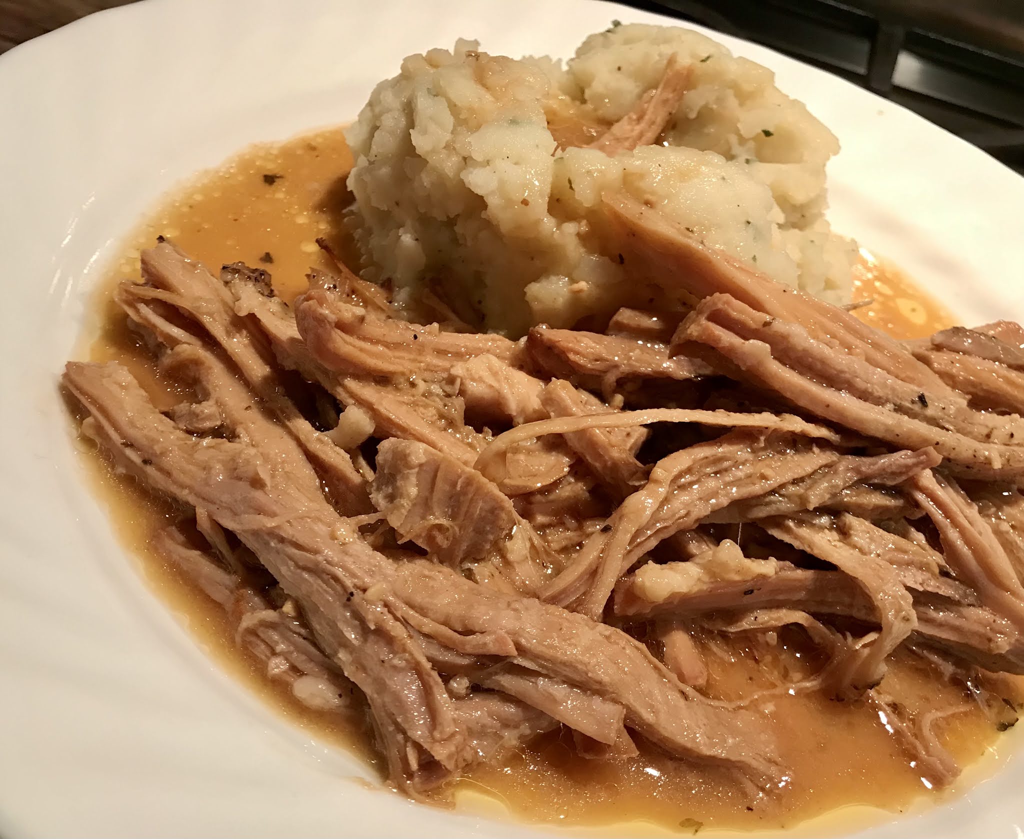 Braisé de porc à l'ail