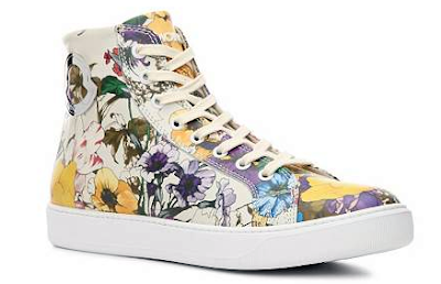 Shoe of the Day | Moncler Isabela Leather Floral Print Sneaker ...