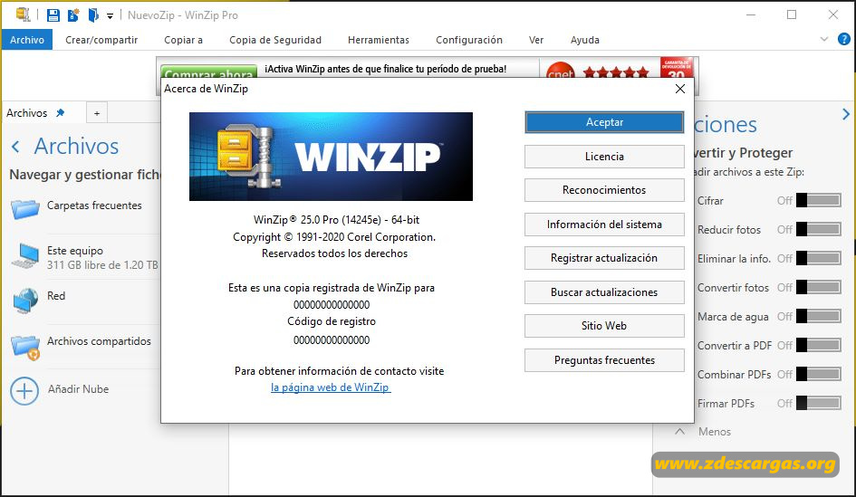 WinZip Pro 2020 Full Español