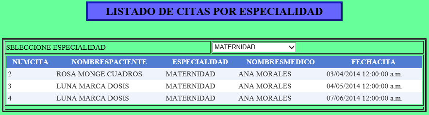 Proyecto en Visual Studio