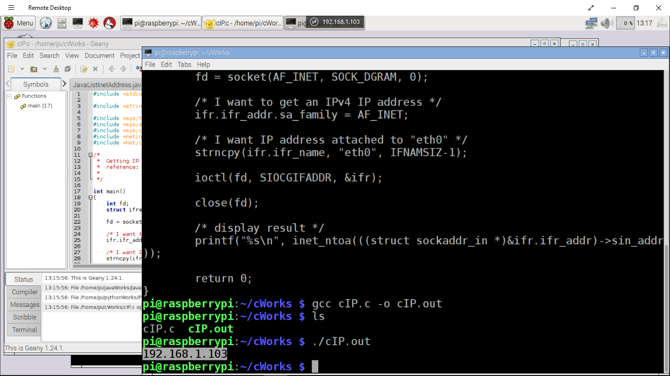 ioctl siocgifaddr error