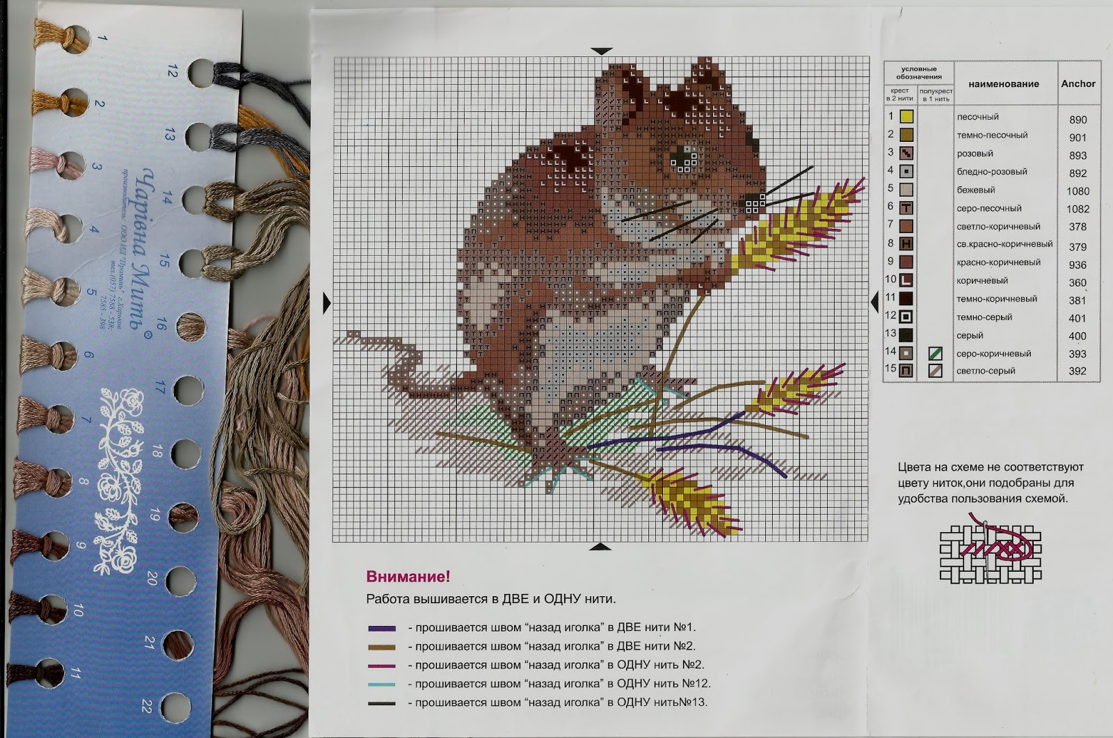 Схемы чаривной мити. Вышивка крестом мышки на колосьях. Бурая мышь для вышивания крестиком. Вышивка мышь с колосьями. Мышки вышивальщицы Анкор.