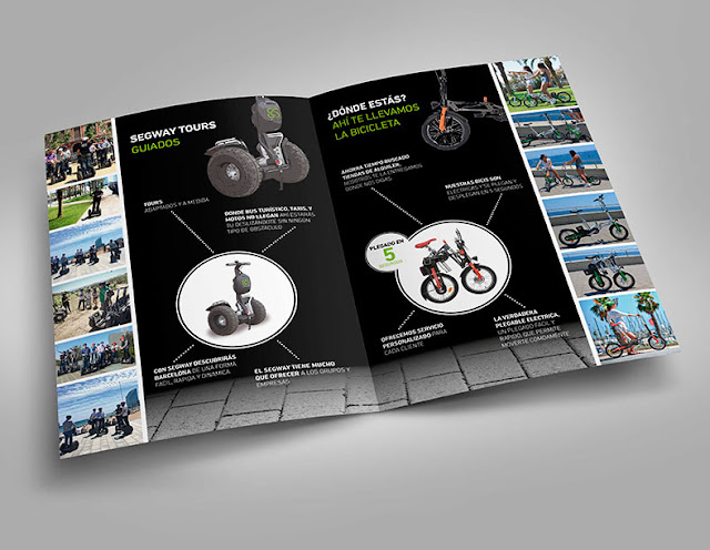 Maquetación de catálogos en Barcelona para empresa de segway y bicicletas eléctricas
