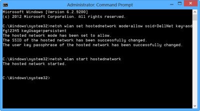 Convierta una PC con Windows en un punto de acceso WiFi a través de la conexión compartida a Internet