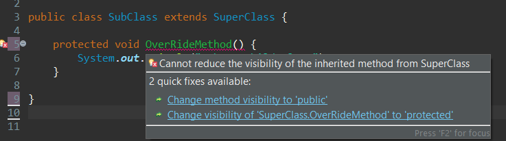 Method Overriding in Java with examples and Rules | covariant return type