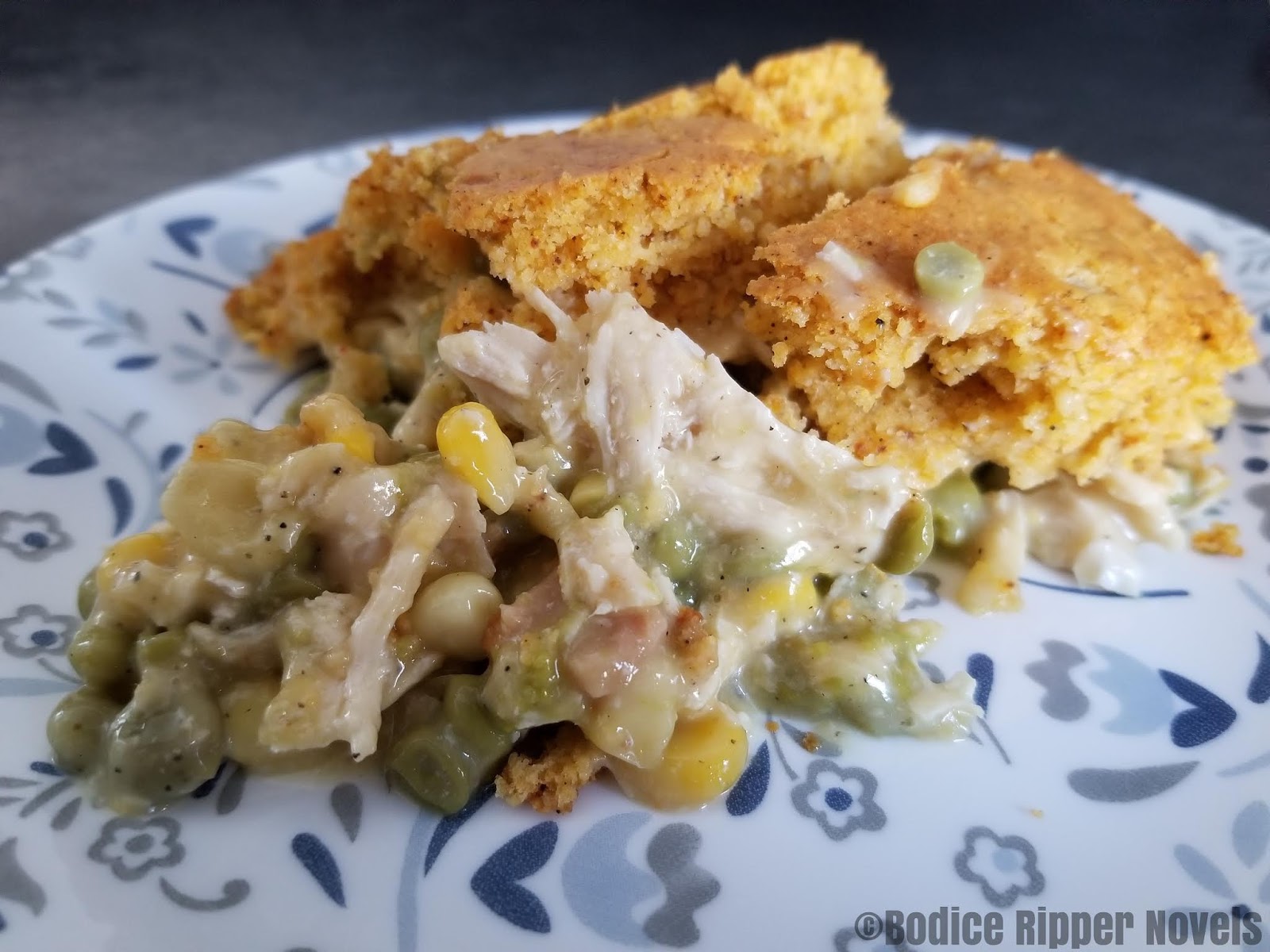 BAKING RECIPES, REVIEWED CORNBREAD CHICKEN POT PIE from Campbells