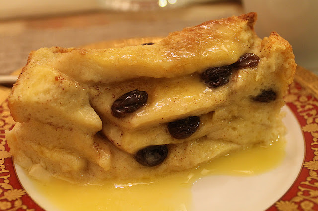 Traditional British Bread and Butter Pudding