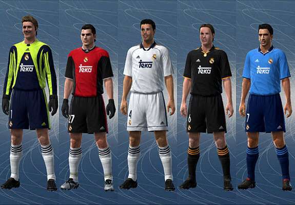 real madrid 2000 kit