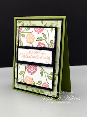 How to make a Valentine's Day Card using the Paper Blooms Designer Series Paper and Heart to Heart Stamp Set.  Click here to learn more!