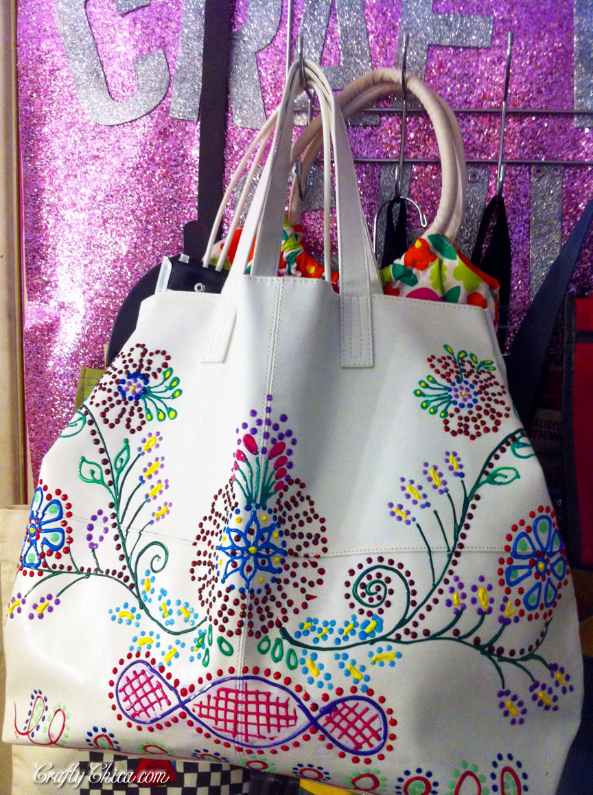 Diary of a Crafty Chica™: Beads in a Bottle Blog Hop: Las Flores Handbag