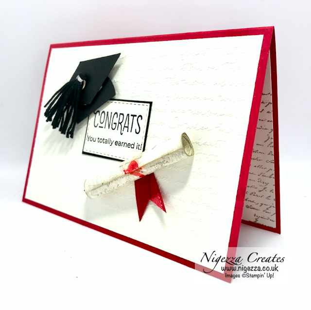 Nigezza Creates with Stampin' Up! and Many Mates a graduation Card