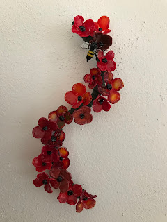 Poppy wall hanging