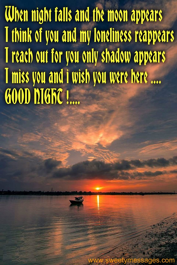Sweet Romantic Good Night Love Messages Beautiful Messages