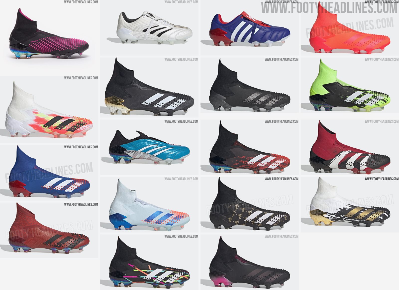 Sanctuary Scrupulous besværlige All Adidas Predator Football Boots That Were Released in 2020 - Footy  Headlines