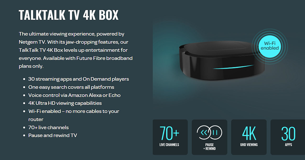 netgemiene NEW ! For Christmas 2021 TALKTALK TV 4K BOX