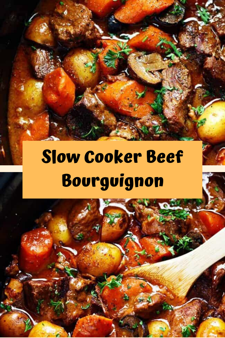 Slow Cooker Beef Bourguignon