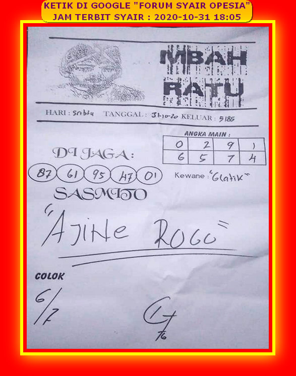 1 New Message Kode Syair Hongkong 31 Oktober 2020 Forum Syair Togel Hongkong Singapura Sydney