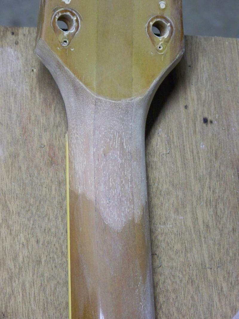 Les Paul Snapped Head Stock RepairHaywire Custom Guitars