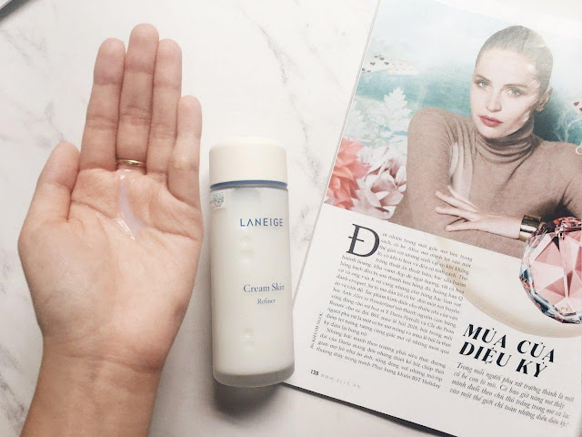 cam nhan cua Phuong ve Laneige Cream Skin Refiner