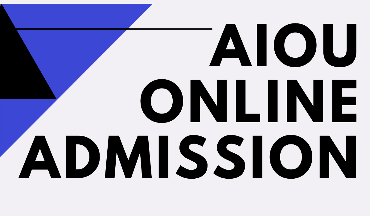 AIOU Admission Online, How to apply for admission(aiou)