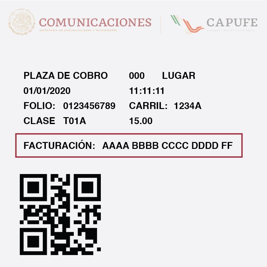 Capufe Facturacion Rapida en linea por Codigo QR 2021 CAPUFE Traza tu