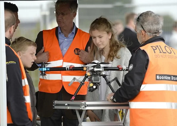 Belgian royal family visited drone factory in Zeebrugge