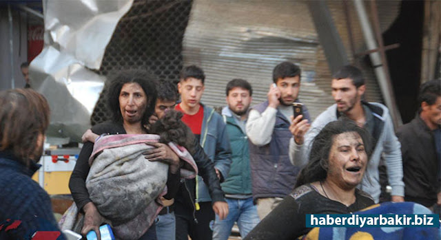Explosion in Diyarbakır: people are wounded DIYARBAKIR-A large explosion took place in the vicinity of the old police school in Bağlar district of Diyarbakır.