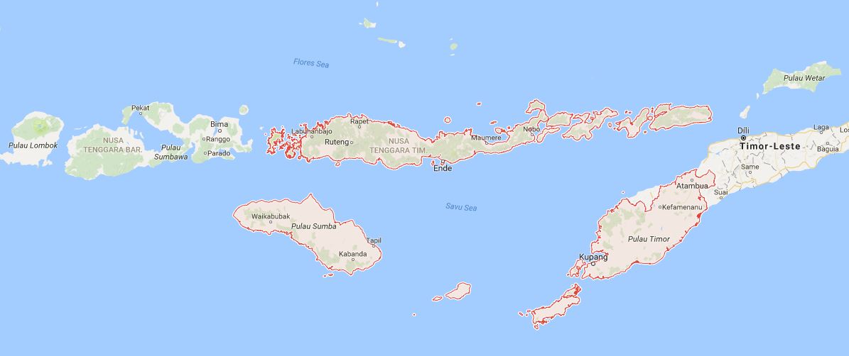 Peta Buta Bali Dan Nusa Tenggara Bali Gates Of Heaven