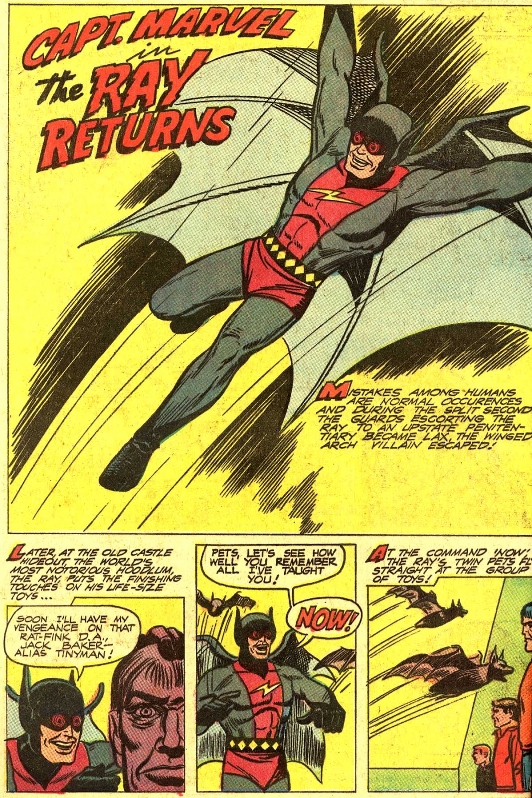 Four Color Shadows Captain Marvel Leon Francho 1967