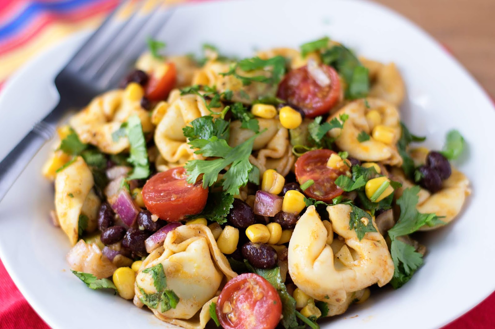 Mexican Pasta Salad Recipe with Tortellini The Kitchen Wife