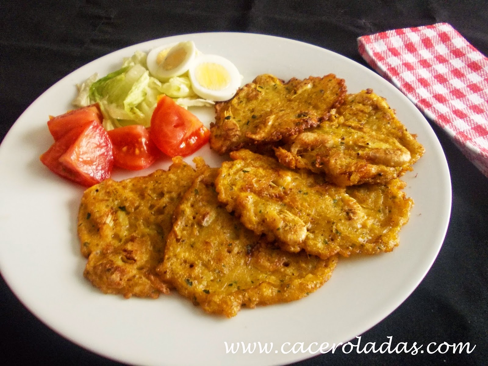Tortillas de camarones Caceroladas