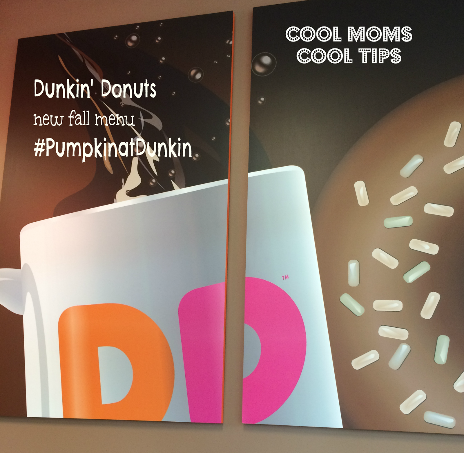 cool moms cool tips dunkin donuts pumkin at dunkin new fall menu
