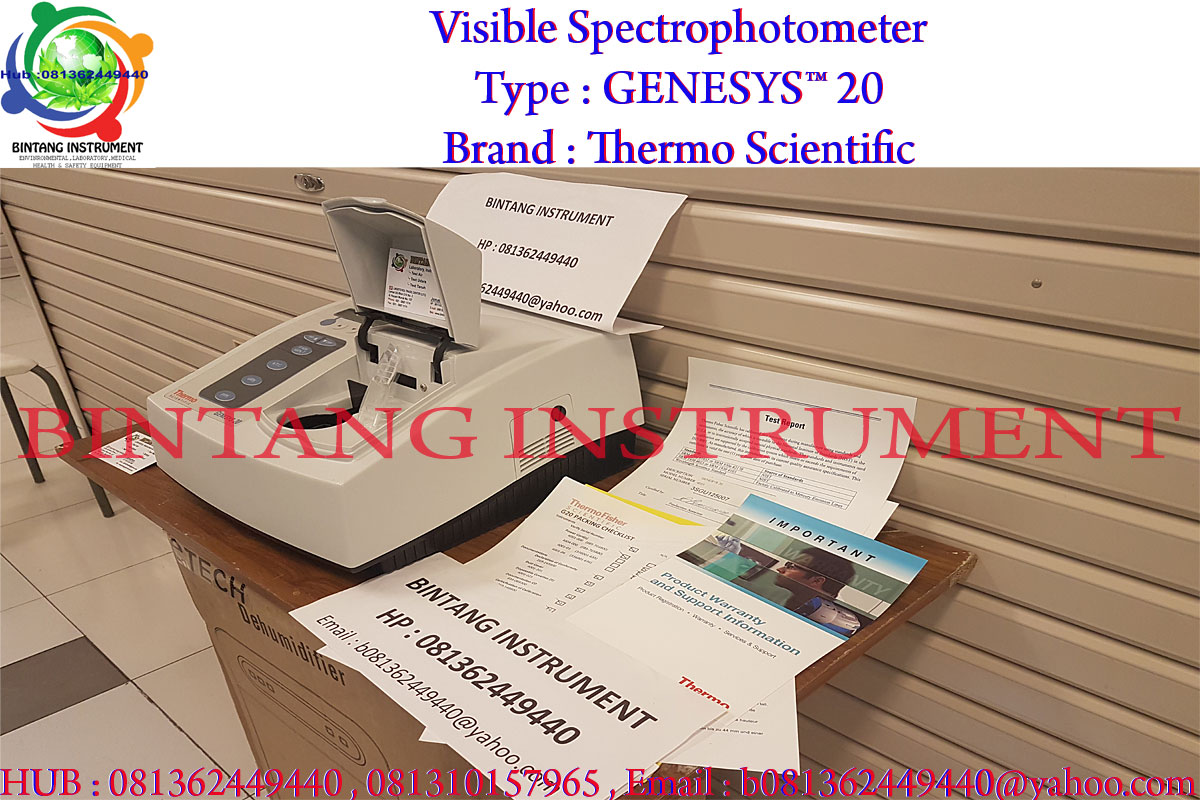 BINTANG INSTRUMENT 081362449440 Jual GENESYS 20 Spectrophotometer
