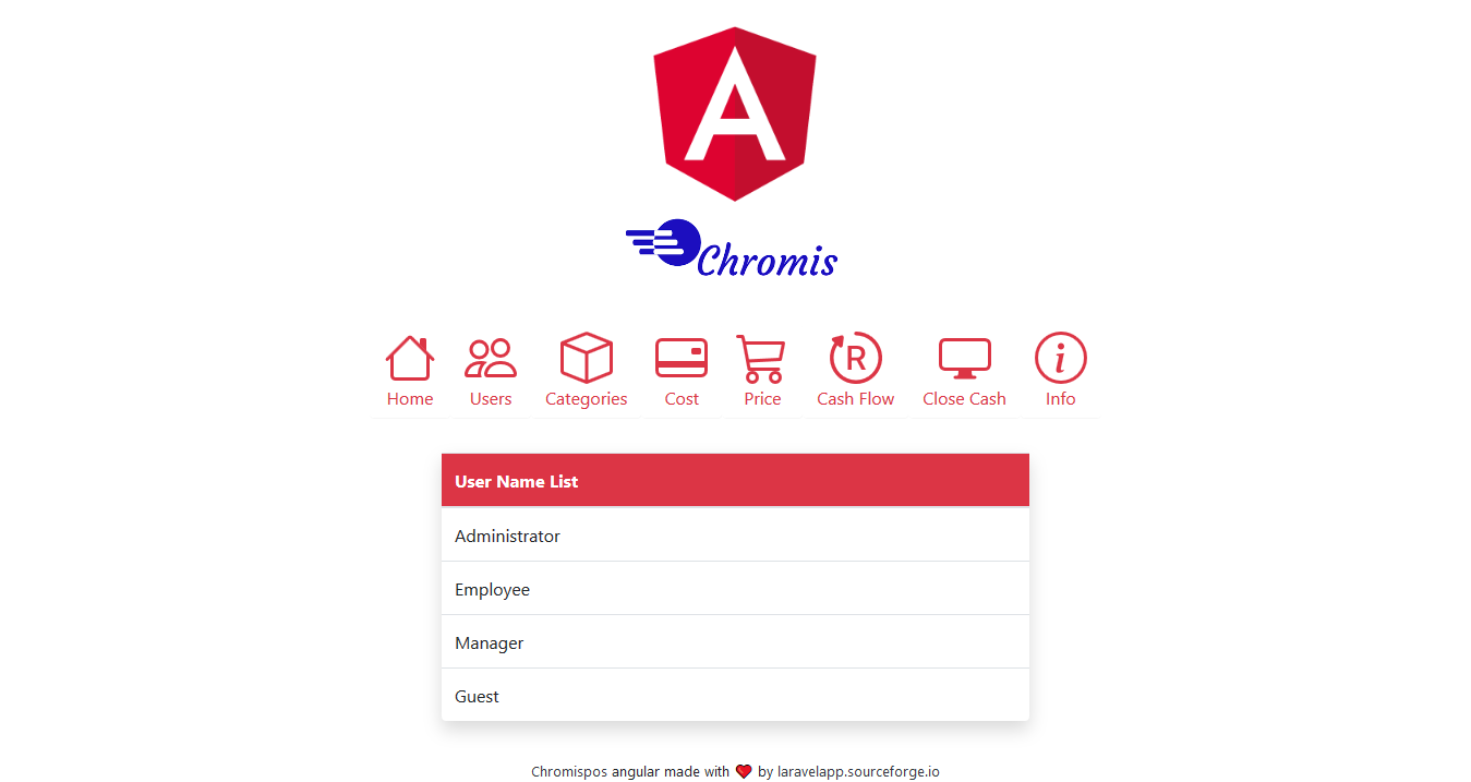 Unicenta pos with online clouds angular apps