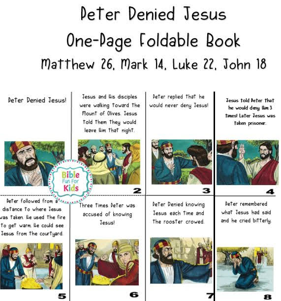 Peter Denied Jesus and the Rooster Crowed | Bible Fun For Kids