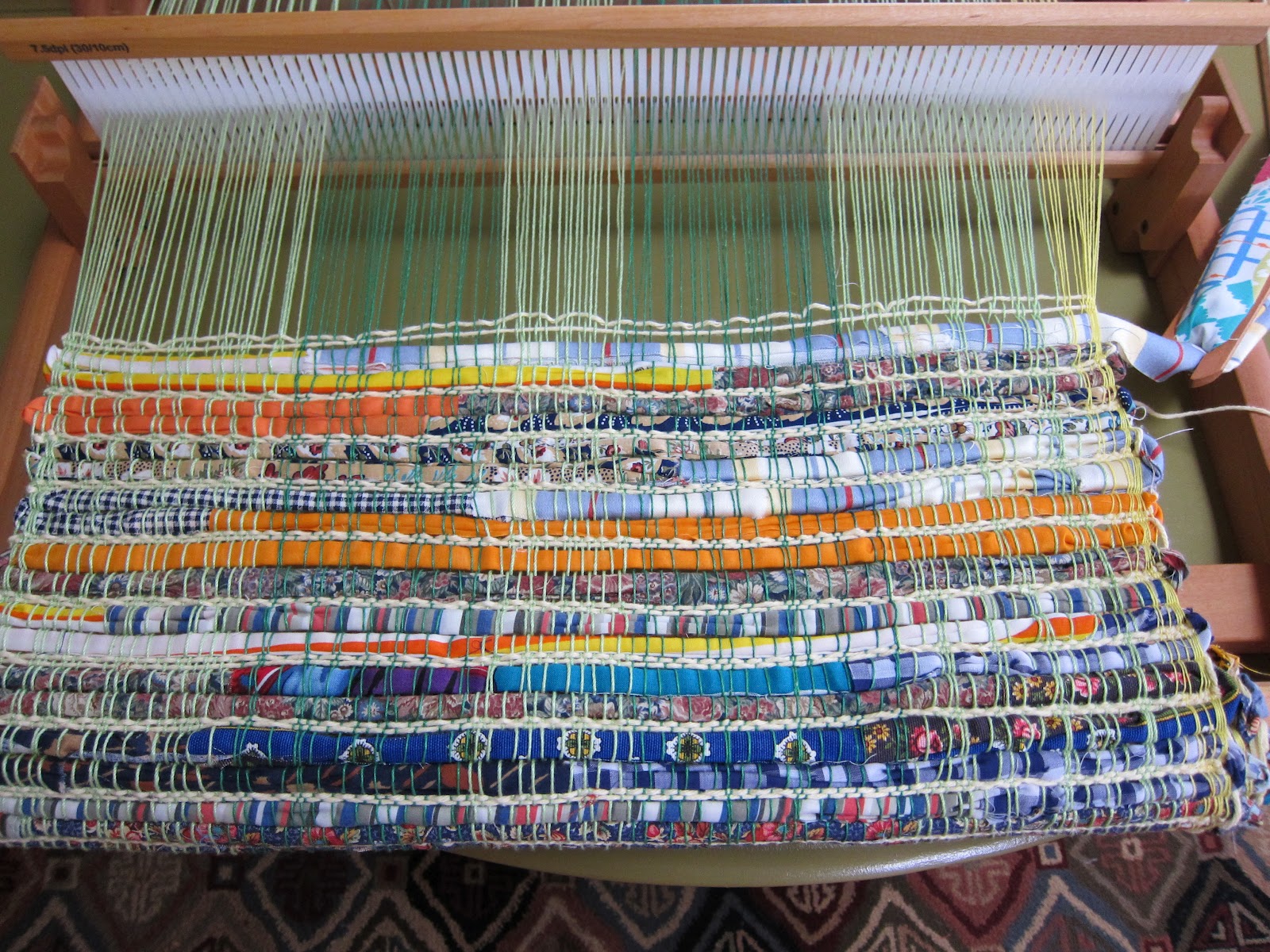 Thinking Out Loud Weaving a Rag Rug on the Rigid Heddle Loom