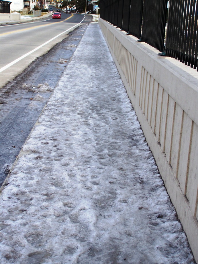 Frank's Place Icy Sidewalks