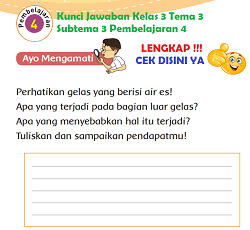 Kunci Jawaban Kelas 3 Tema 3 Subtema 3 Pembelajaran 4 www.simplenews.me