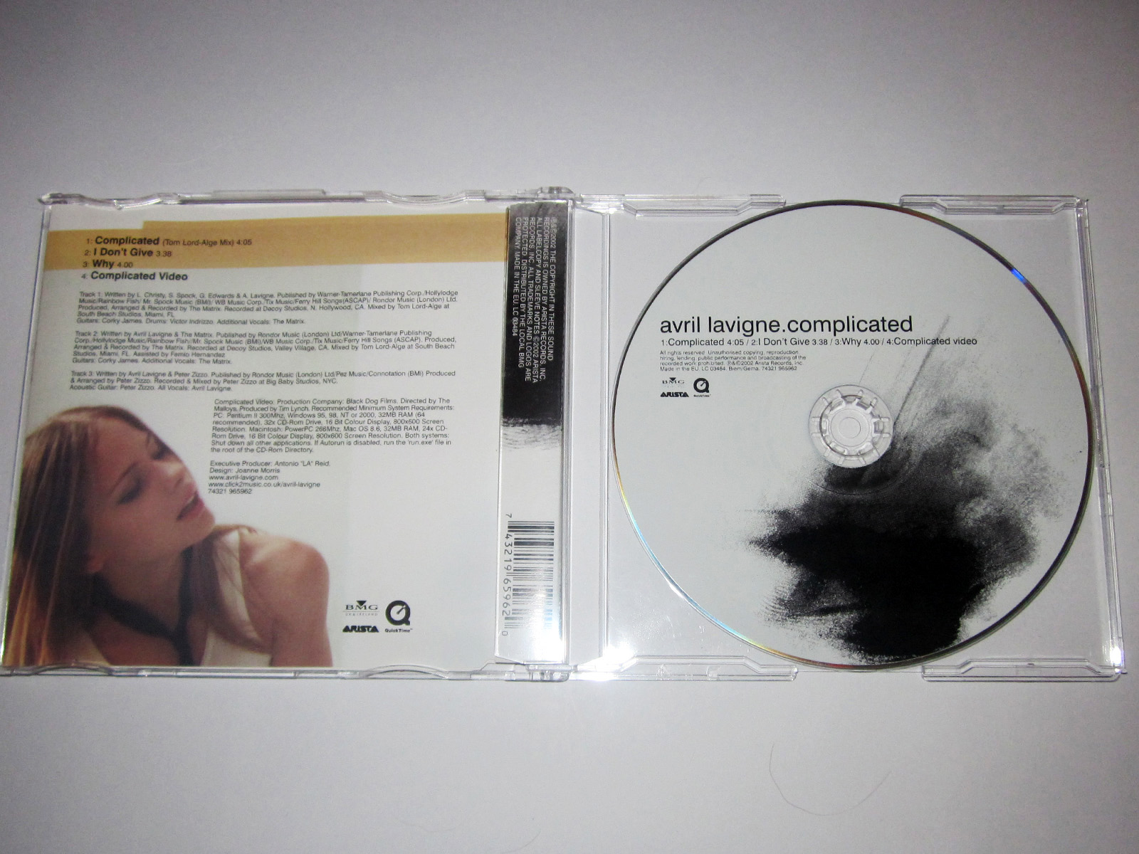 ADRIAN CD COLLECTION: Complicated (UK Single)
