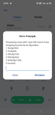 cara memperpanjang masa aktif xl