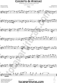 Omitir mendigo Aptitud diegosax: Concierto de Aranjuez Partitura de Flauta, Violín, Saxofón Alto,  Guitarra, Trompeta, Viola, Oboe, Clarinete, Saxo Tenor, Soprano Sax,  Trombón, Fliscorno, chelo, Fagot, Barítono, Bombardino, Trompa o corno,  Tuba...